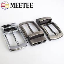 Meetee 35mm Width Men's Metal Belt Buckles Belts Head Rotating Brushed Pin Buckle for Men Jean Accessory DIY Leather Craft AP275 2024 - buy cheap