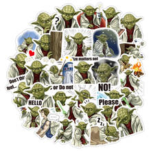 40Pcs/Bag Star Wars Baby Yoda Hand Account Graffiti Stickers Mobile Phone Water Cup Luggage Stationery Children's Classic Toys 2024 - buy cheap