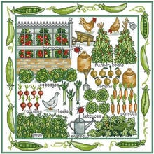 hot selling Farm vegetables patterns Counted Cross Stitch DIY Chinese Cross Stitch Kits Embroidery Needlework Sets 2024 - buy cheap