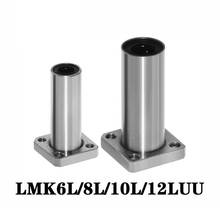 LMK8LUU LMK10LUU LMK12LUU Square Flanged Type Linear Bushing Ball Bearing CNC Parts for 3D Printer UM 2 Heating Bed 2024 - buy cheap