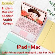 touchpad Keyboard Case for iPad Pro 11 2020 Air 3 10.5 Pro 10.5 7th 10.2 9.7 2018 Cover W Pencil holder funda touchpad Keyboard 2024 - buy cheap