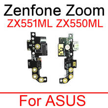Placa de carga USB para Asus Zenfone Zoom ZX551ML ZX550ML, Conector de cargador, placa de puerto, piezas de repuesto de Cable flexible 2024 - compra barato