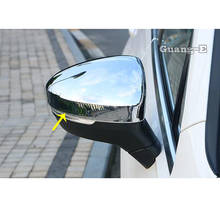 Для VW TiguanL Tiguan L MK2 2016 2017 2018 2019 2020 автомобильный ABS хромированный задний вид зеркало заднего вида полоска накладка панель лампа 2024 - купить недорого
