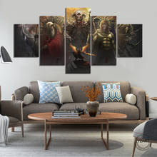 5pcs Path of Exile Games Posters Canvas Art Wall Paintings for Living Room Decor 2024 - buy cheap