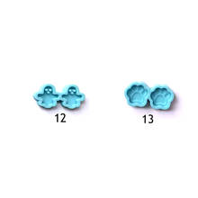 Molde de resina para haste de orelha, 2 tipos, molde de silicone para diferentes tamanhos de orelha 2024 - compre barato