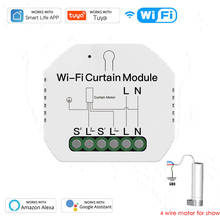 Tuya App Smart WiFi Curtain DIY Switch Module,for 4 Wire Curtain Motor,Smart Life Tuya APP Remote Control,for Alexa Google Home 2024 - buy cheap