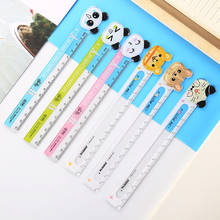 50pcs Kawaii Accessories Cartoon Panda Cat Cute 6' Rulers for Patchwork Drafting Tools 15cm Cute Study Supplies Stationery Gift 2024 - buy cheap