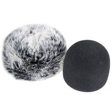 HFES Furry Windshield Foam Microphone Windshield-for Blue Yeti, Blue Yeti Pro USB Microphone Windshield -Up Filter (2Pcs) 2024 - buy cheap