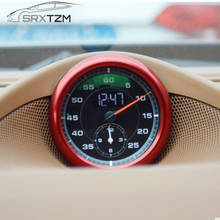 SRXTZM-anillo decorativo con brújula de Control central de Interior Rojo, cubierta de aleación de aluminio embellecedora, estilo de coche, para Porsche Cayenne 2019, 1 Uds. 2024 - compra barato