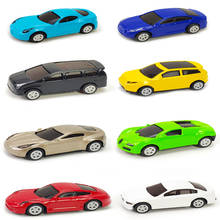Coche de juguete con dibujos animados para niños, Mini coche de carreras con dibujos animados, Go Kart, regalos, Color aleatorio 2024 - compra barato