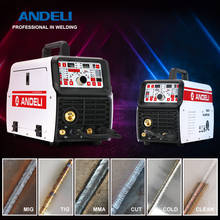 Многофункциональный сварочный аппарат ANDELI MCT-520DPL/MCT-520DPC TIG/CUT/MMA/COLD/MIG, без газа 2024 - купить недорого