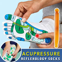 Acupressure Reflexology Socks Foot Massage Socks Anti Slip Breathable Yoga Socks for Fitness Sports Taining Relieve Tired Feet 2024 - buy cheap