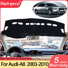 for Audi A8 D3 2003~2010 4E Anti-Slip Anti-UV Mat Dashboard Cover Pad Shade Dashmat Protect Carpet Accessories S-line 2006 2007 2024 - buy cheap