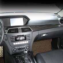 Автомобильная центральная консоль приборная панель декоративная наклейка отделка для Mercedes Benz C Class W204 2010-13 LHD аксессуары для интерьера 2024 - купить недорого