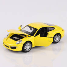 1:32 modelos de carro de metal, modelo de carro em miniatura com som e luz para crianças, 3 portas podem ser abertas, carro esportivo de brinquedo em miniatura, 911 2024 - compre barato