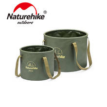 Naturehike balde portátil dobrável nh20sj040, balde de grande capacidade à prova d'água para viagem e ao ar livre, redondo 2024 - compre barato