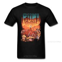 RUNNN! Rabbit Killer T-shirt Whimsical Man Clothing Monster Tops Funny T Shirt Black Tshirt Cartoon Printed Tees Hipster 2024 - buy cheap