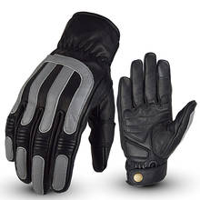 Ретро мотоциклетные перчатки 100% кожа полный палец перчатки для катания на открытом воздухе, для занятий спортом, для верховой езды, кросс-Байк Guantes 2024 - купить недорого