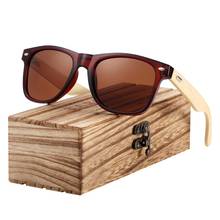 BARCUR Bamboo Polarized Sunglasses Men Sun glass Women Wood Glasses uv400 oculos lunette de soleil femme 2024 - buy cheap