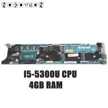 NOKOTION For Lenovo ThinkPad X1C X1 Carbon 3rd Gen Laptop Motherboard 00HT357 448.01434.0011 I5-5300U CPU 4GB RAM 2024 - buy cheap