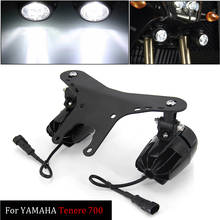 Luces antiniebla para motocicleta, soporte de luz auxiliar, lámpara de conducción, para YAMAHA Tenere 2019 T700 XTZ 2020 700, 700 2024 - compra barato