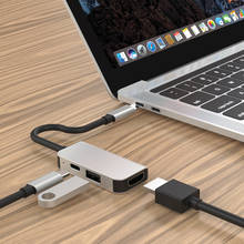USB Type C Hub USB 3.0 Type-C Hub To HDMI Adapter 4K Thunderbolt 5 USB C Hub with TF SD Reader Slot PD for MacBook Pro/Air 2024 - buy cheap