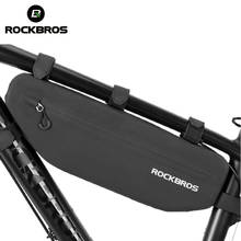 ROCKBROS Bicycle Top Tube Bags Cycling Front Frame Bag Waterproof MTB Road Triangle Pannier Dirt-Resistant Bike Bag Accessories 2024 - buy cheap