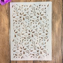 A4 29 *21cm Flowers DIY Stencils Wall Painting Scrapbook Coloring Embossing Album Decorative Paper Card Template,wall 2024 - buy cheap