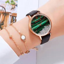 Ladies Watch Luxury Brand Women Watch Rhinestone Starry Sky Watches Leather Quartz Wristwatch Female Clock Reloj Mujer Kol Saati 2024 - buy cheap