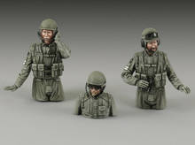 1/35 Scale Unpainted Resin Figure IDF tank crew 3 figures collection figure 2024 - buy cheap
