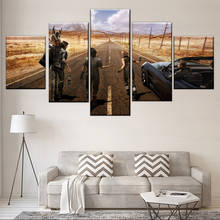 Modern Home Decorative Wall Art Modular Picture HD Prints Game Posters 5 Pieces Final Fantasy XV Character Canvas Painting 2024 - buy cheap