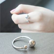 New Beads Ball Rings For Women Open Rings Brand Female Jewelry Valentines Day Gift 2024 - buy cheap