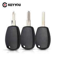 KEYYOU 15x Replacement Car Remote Key Shell Case Uncut Blank NE73/VA2/VAC102 Blade Without Button Key Shell For Renault Logan 2024 - buy cheap