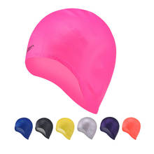 Large Swimming Cap for Women Long Hair Piscine Silicone Swim Caps Adults Natacion Cute Swimming Hat Waterproof Diving Equipment 2024 - buy cheap