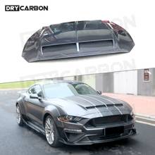 Capa de motor de fibra de carbono para carro, capô para ford mustang 2.3, 5.0, 2018, proteção para carro, frp 2024 - compre barato