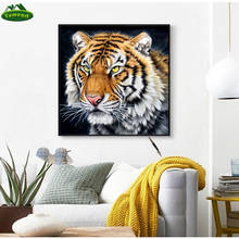 Animais cabeça de tigre parede arte da lona pintura cartaz e cópias escandinavo imagem da parede crianças quarto do bebê decoração casa adesivo 2024 - compre barato