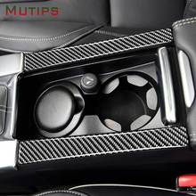 Car Center Console Water Cup Holder Gear Frame Strip Frame Carbon Fiber Sticker Interior For Volvo V60 2010-2017 S60 2010-2018 2024 - buy cheap