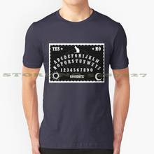 Camiseta Vintage a la moda de tablero de Ouija Spooky, camisetas negras de Emo Spooky, Ouija, tablero de Ouiji gradiente, Satán, demonio satánico, Diablo 2024 - compra barato