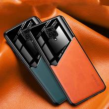 Роскошный автомобильный кожаный чехол-держатель для телефона Xiaomi Mi Poco X3 NFC F2 Pro Redmi 9 9A 9C 8 8A Note 9s 8T 7 8 9 Pro, чехол, оболочка 2024 - купить недорого