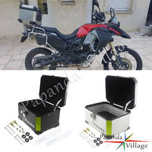 Caja trasera Universal para motocicleta de 45L, accesorio trasero de aluminio con caja de equipaje para pasajero, para Harley, Kawasaki, BMW, R1200GS, F800GT 2024 - compra barato