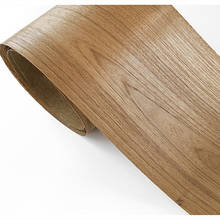 Natural Genuine Wood Veneer Sliced Thai Teak Veneer 0.3mm Backing Tissue for Furniture Guita Musical Instrument Audio Q/C 2024 - buy cheap