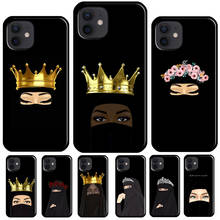 Niqab queen Islamic muslimah woman Cover For iPhone 13 Pro Max 12 Mini 7 8 Plus X XR XS Max SE 2020 11 Pro Max Phone Case 2024 - buy cheap