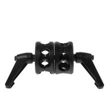 Dual Swivelling Grip Head Double Angle Tilt Mount Wheel Clamp Connector Bracket Reflector Boom Arm Support Light Stand 2024 - buy cheap