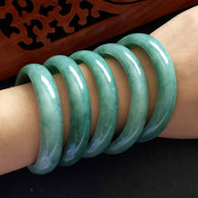 zheru jewelry natural Burmese jadeite 54-64mm dark green bracelet elegant princess jewelry for mother and girlfriend 2024 - buy cheap