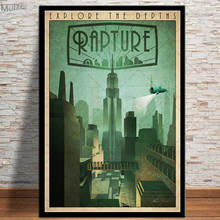 Posters and Prints Bioshock Rapture Video Game Movie Wall Art Poster Canvas Painting Pictures for Home Decoration 2024 - buy cheap