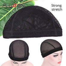 Plussign Crochet Wig Cap Weave Cap For Making Wigs Mesh Dome Caps Spandex Breathable Durable Big Hole Natural Braid Caps 2024 - buy cheap