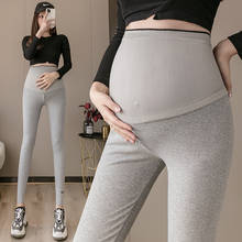 Осенние новые Леггинсы Хорошее качество штаны для беременных для йоги эластичные брюки для живота до щиколотки для беременных женщин спортивные брюки облегающие 2024 - купить недорого