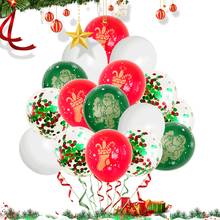 Balões de natal para decoração, 30 pçs, 12 polegadas, acessórios de decoração para quarto infantil, decoração de natal, árvores, balões de látex, laminados 2024 - compre barato