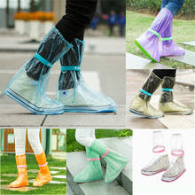 High-Top Boots Waterproof Shoe Cover Thicken Unisex Shoes Protectors Rain Boots for Indoor Outdoor Rainy Days Reusable 5z 2024 - buy cheap