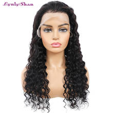 13X6 Deep Wave Lace Front Human Hair Wig HD Transparent Lace Frontal Hair Wigs Pre-Plucked Remy Brazilian Human Hair Wig 2024 - buy cheap